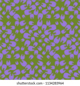 Amazing seamless pattern with bright tooth.
