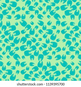 Amazing seamless pattern with bright tooth.