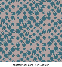 Amazing seamless pattern with bright tooth.