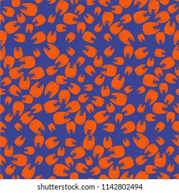Amazing seamless pattern with bright tooth.