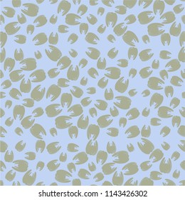 Amazing seamless pattern with bright tooth.
