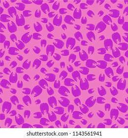 Amazing seamless pattern with bright tooth.
