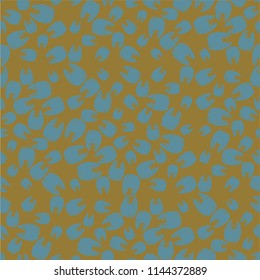 Amazing seamless pattern with bright tooth.