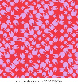 Amazing seamless pattern with bright tooth.