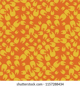 Amazing seamless pattern with bright tooth.