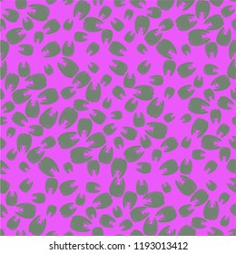 Amazing seamless pattern with bright tooth.