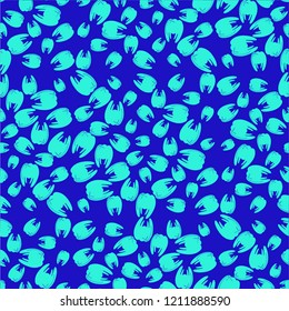 Amazing seamless pattern with bright tooth.
