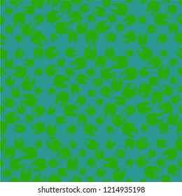 Amazing seamless pattern with bright tooth.