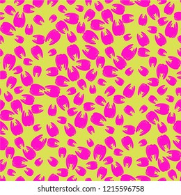 Amazing seamless pattern with bright tooth.