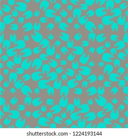 Amazing seamless pattern with bright tooth.