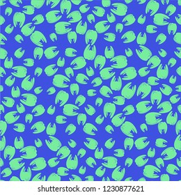 Amazing seamless pattern with bright tooth.