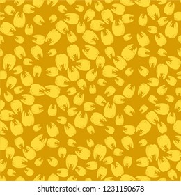 Amazing seamless pattern with bright tooth.