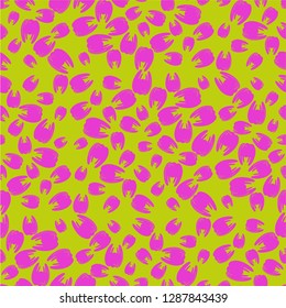 Amazing seamless pattern with bright tooth.