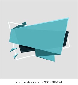 amazing shape for promotion in online shop vector