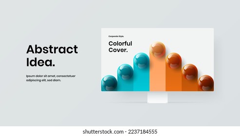 Increíble ilustración de diseño vectorial de sitio. Limpiar la plantilla de banner web de simulación de pantalla.