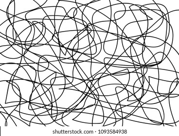 Amazing smooth black line background texture with white surface.