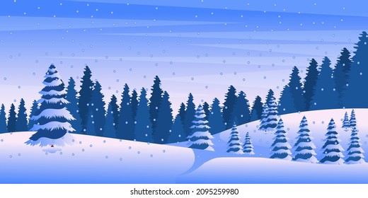 Amazing  Snow Background And Winter Scape