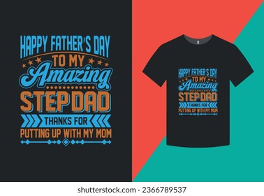 Increíble paso papá diseño de camisetas 