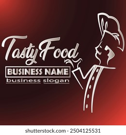 Amazing Tasty food logo design