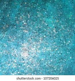 Amazing template design on blue glittering background. EPS 8 vector file included