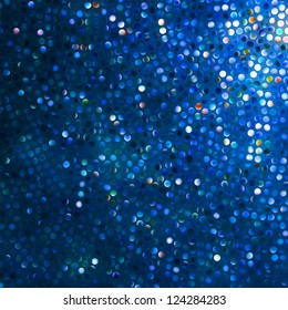 Amazing template design on blue glittering background. EPS 8 vector file included