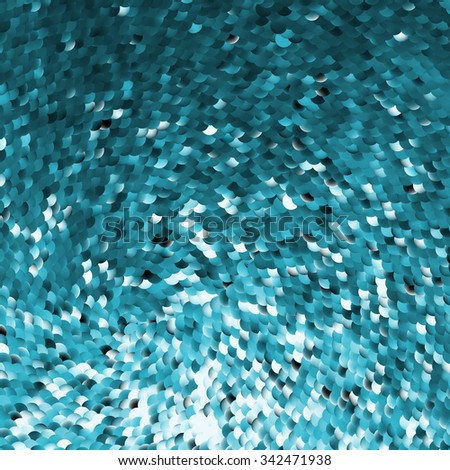 Amazing template design on blue glittering background. EPS 10 vector file included