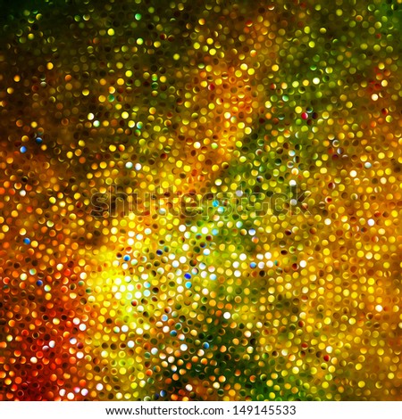 Amazing template design on gold glittering background. EPS 10 vector file included