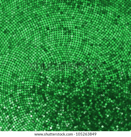 Amazing template design on green glittering background. EPS 8 vector file included
