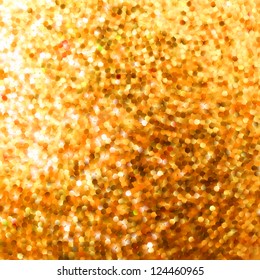 Amazing template design on orange glittering background. EPS 8 vector file included