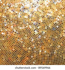 Amazing template design on orange glittering background. EPS 8 vector file included