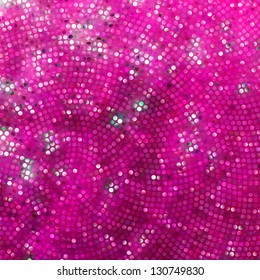Amazing template design on pink glittering background. EPS 8 vector file included