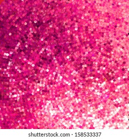 Amazing template design on pink glittering background. EPS 10 vector file included