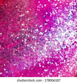 Amazing template design on pink glittering background. EPS 10 vector file included