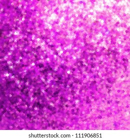 Amazing template design on purple glittering background. EPS 8 vector file included