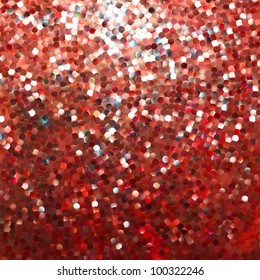 Amazing template design on red glittering background. EPS 8 vector file included