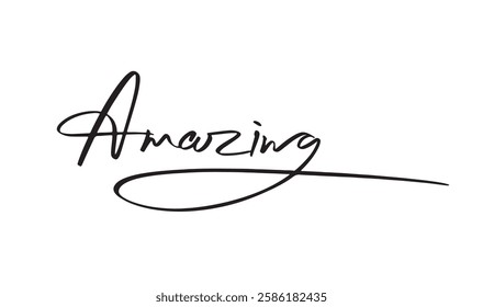 amazing text font calligraphy hand written lettering script black color object icon amazing nature adventure beautiful awe freedom travel water journey trip tourism amazing vacation inspiration funny 