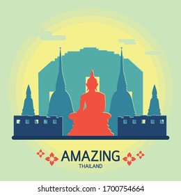the amazing Thailand life vector