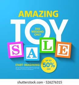 Amazing toy sale banner