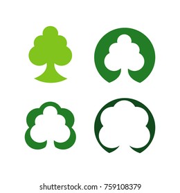 Amazing tree icon design template