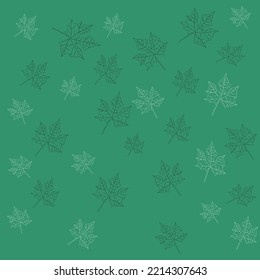 Amazing tropical leaf vector seamless texture. green leaf. Seamless leaf motif