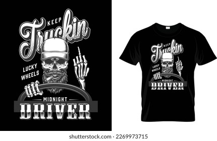 Amazing trucks t shirt design 3