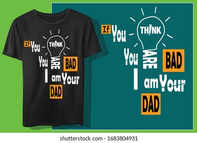 Amazing T-shirt design with typography 