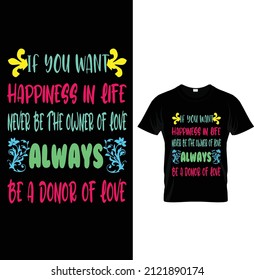 amazing typography  best t-shirt design template .