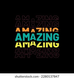 Amazing Typography and Minimal T shirt design