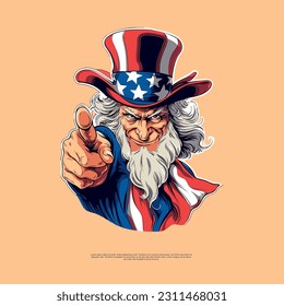 The Amazing Uncle Sam vector art illustrations are a captivating representation of patriotism and charisma. With their vibrant colors and intricate details, they evoke a sense of pride