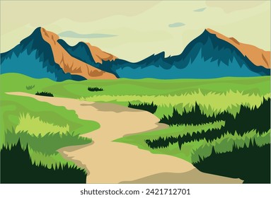 Amazing Vector Art of Landscape