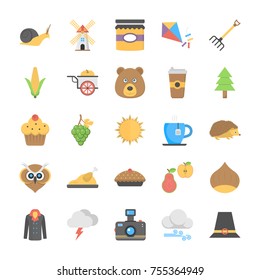 Amazing vector Autumn Elements Illustration.