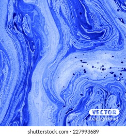 Amazing vector background. Blue marble texture.
