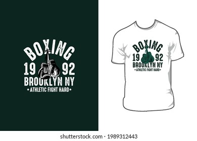 Amazing Vector Boxing t shirt design