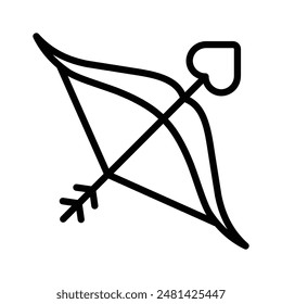 An amazing vector of cupid arrow for premium use